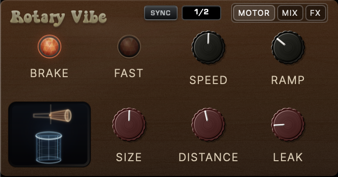 Rotary Vibe panel